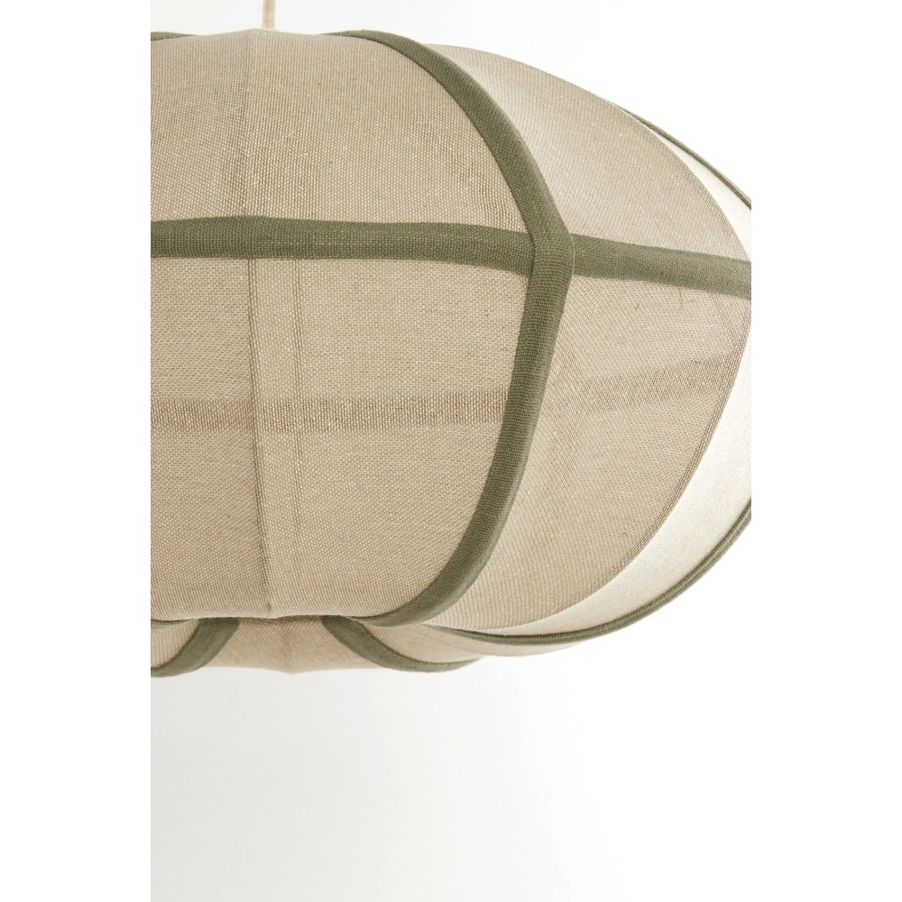Japandi pendant lamp Mirelys Ø 49cm - olive green Light & Living 8717807835903