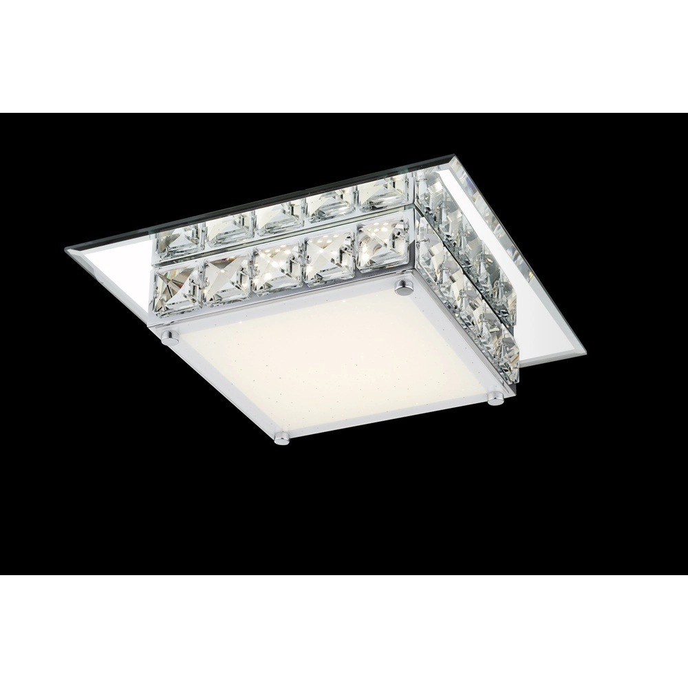 Square ceiling lamp Margo chrome Globo 9007371324705