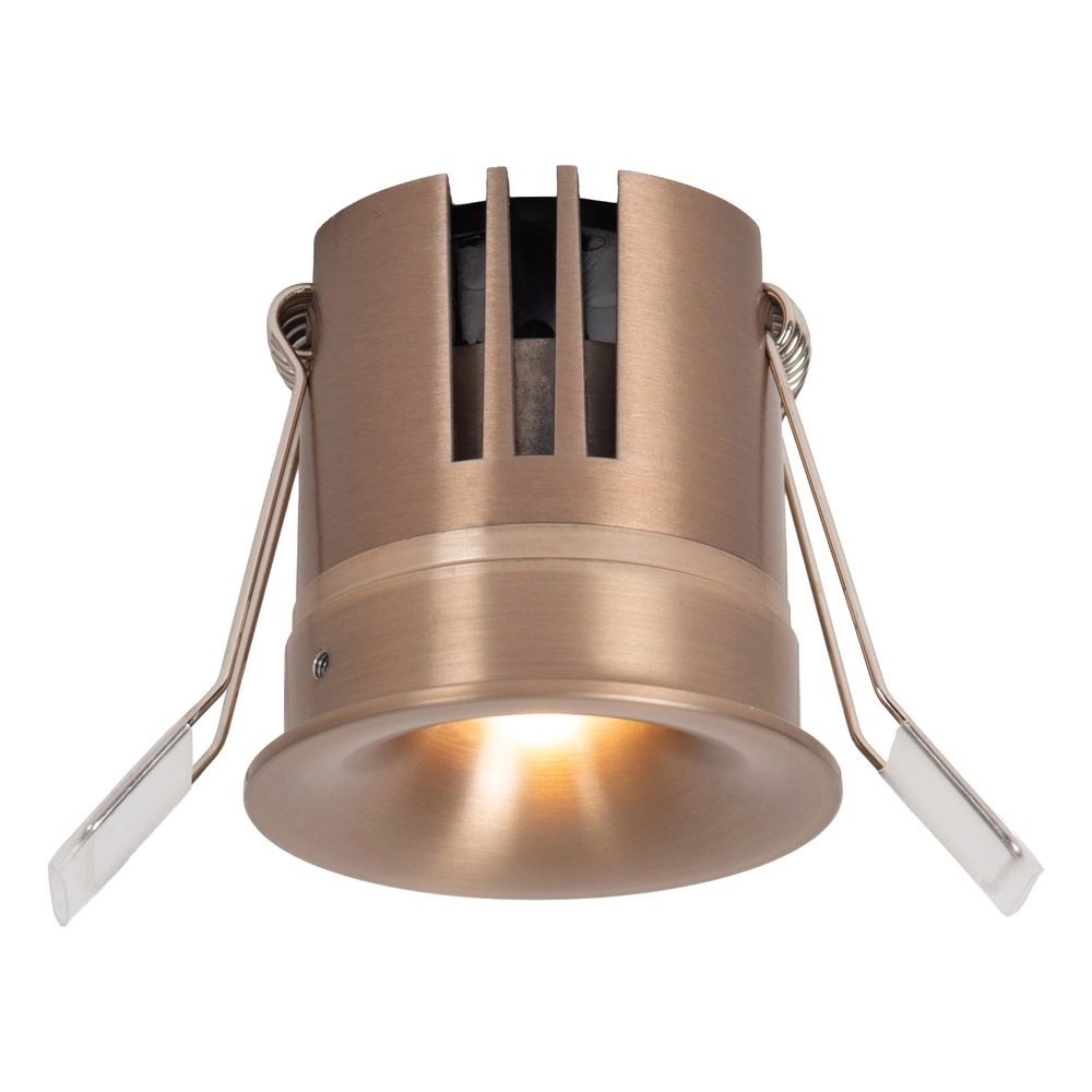 Recessed spotlight Snax champagne Ø 6cm