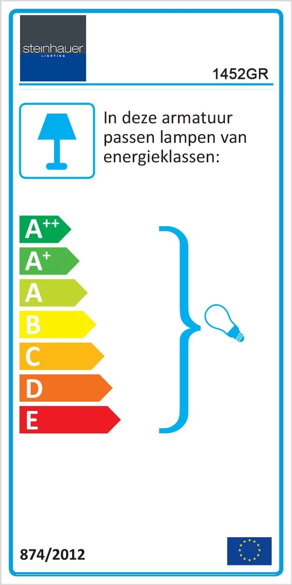 Pendant lamp Bikkel Industry Steinhauer 8712746116700