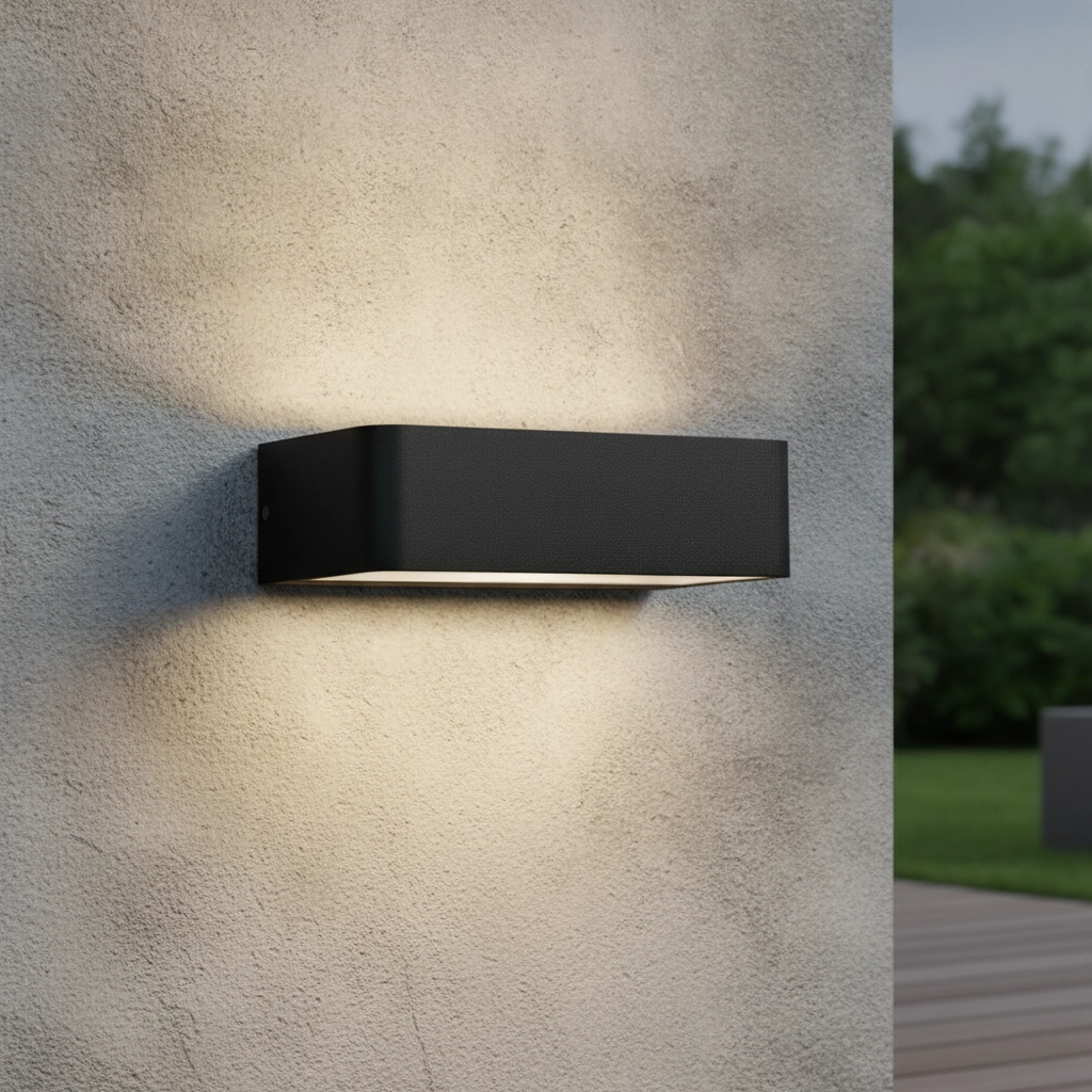 Solar wall lamp Videno anthracite