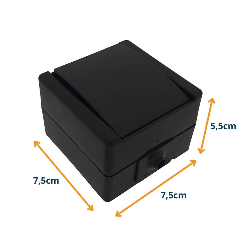 Two-way switch ProAQA black Lyora 4008224658812
