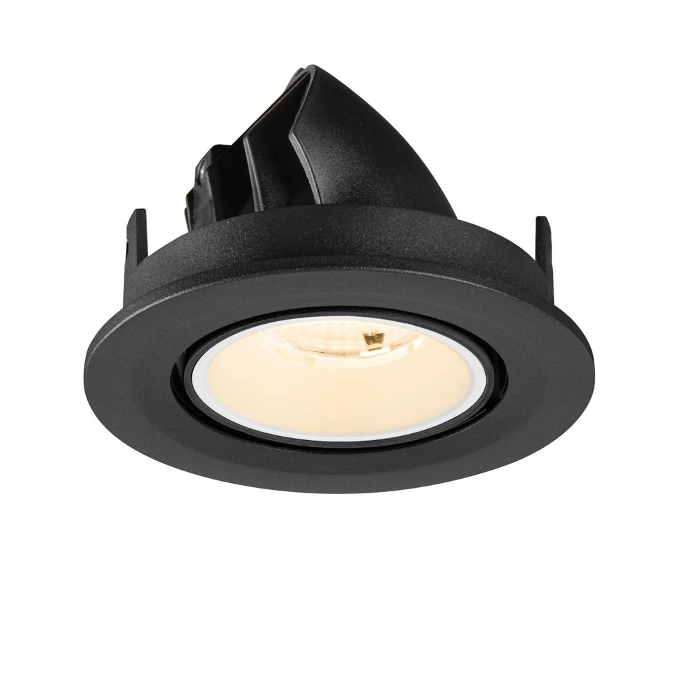 Recessed spotlight Numinos Gimble S black/white 2700K - 55deg SLV 4024163313681