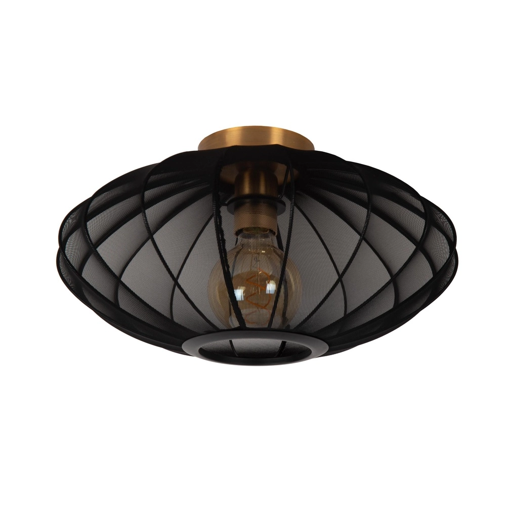 Ceiling lamp Corina black Ø 40cm