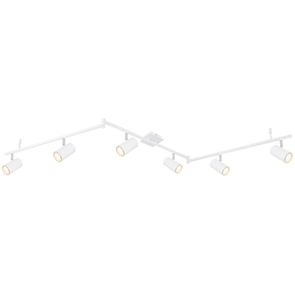 Ceiling lamp Robby 6-light white