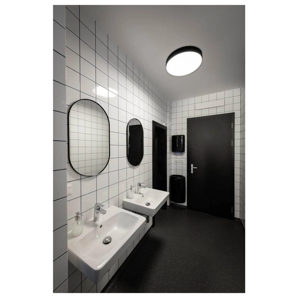 Ceiling lamp Decona 42 black Ø 42cm SLV 4024163298179