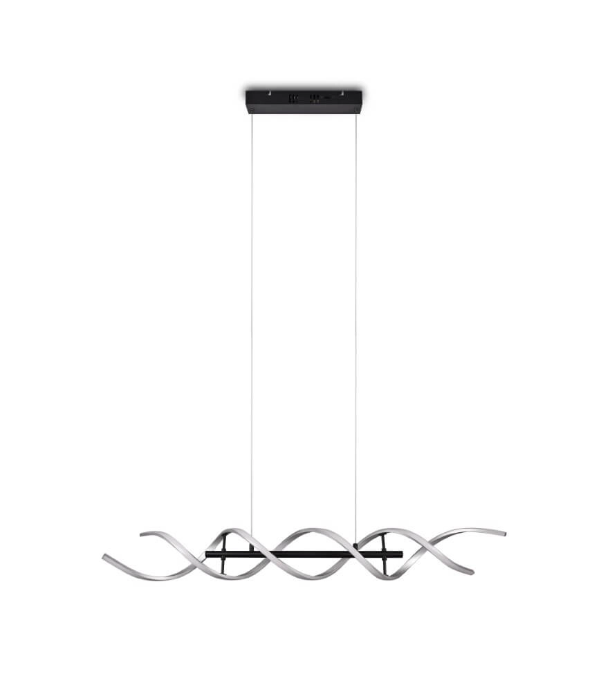 Design LED hanging lamp Sequence brushed metal Trio 4017807540710