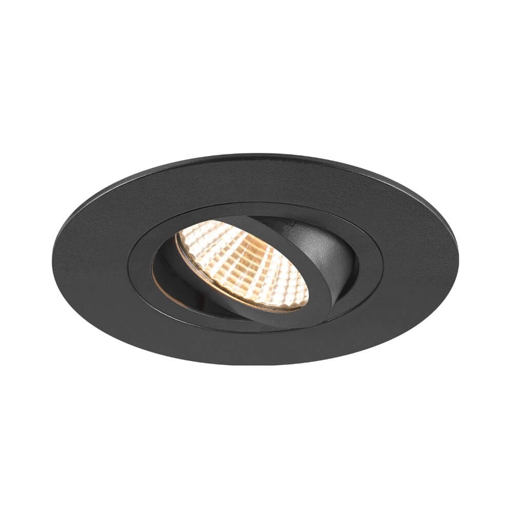 Mounting ring New Tria 75 XL Round black - without fitting SLV 4024163280501