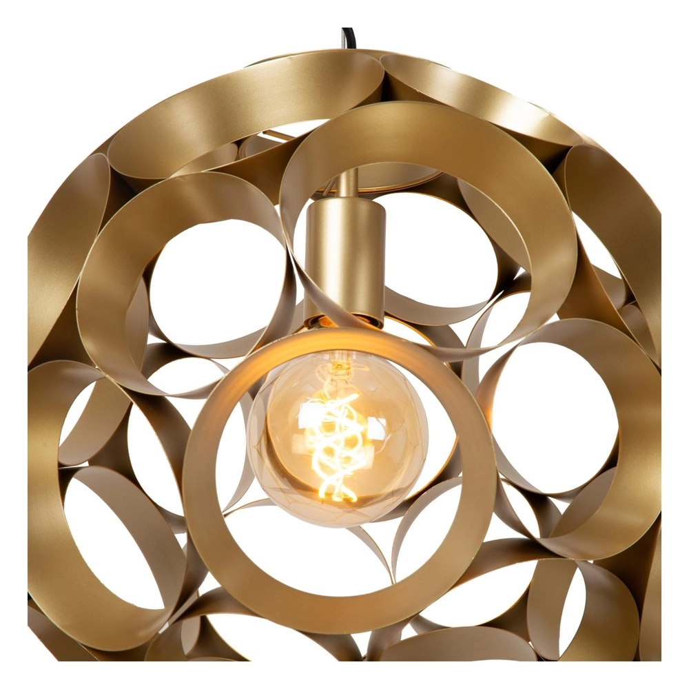 Unique pendant lamp Hannelore Ø 40cm gold Lucide 5411212106230