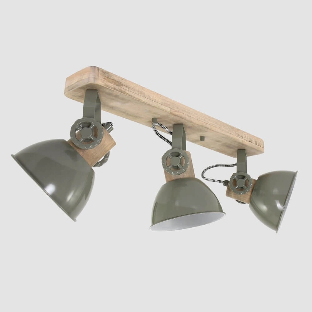 Industrial ceiling spotlight Gearwood 3-light Steinhauer 8712746127867