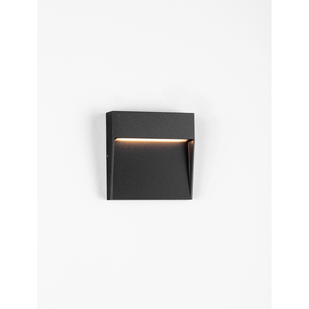 Square wall lamp Toby Design black Lyora 5212017453570