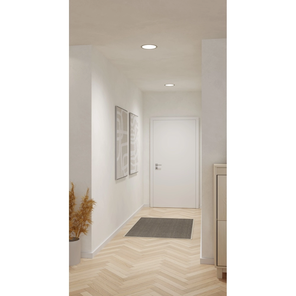 Recessed lamp Fueva 6 round - stainless steel - Ø 21,6cm Eglo 9008606330867