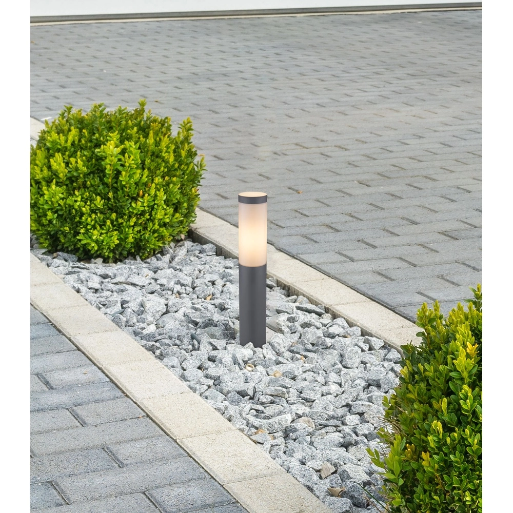 Garden lamp Boston anthracite with white Globo 9007371404575