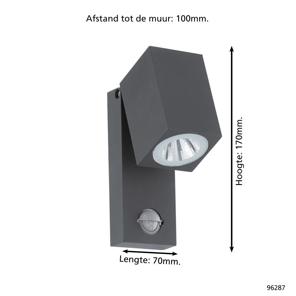 LED spot Sakeda with motion sensor Eglo 9002759962876
