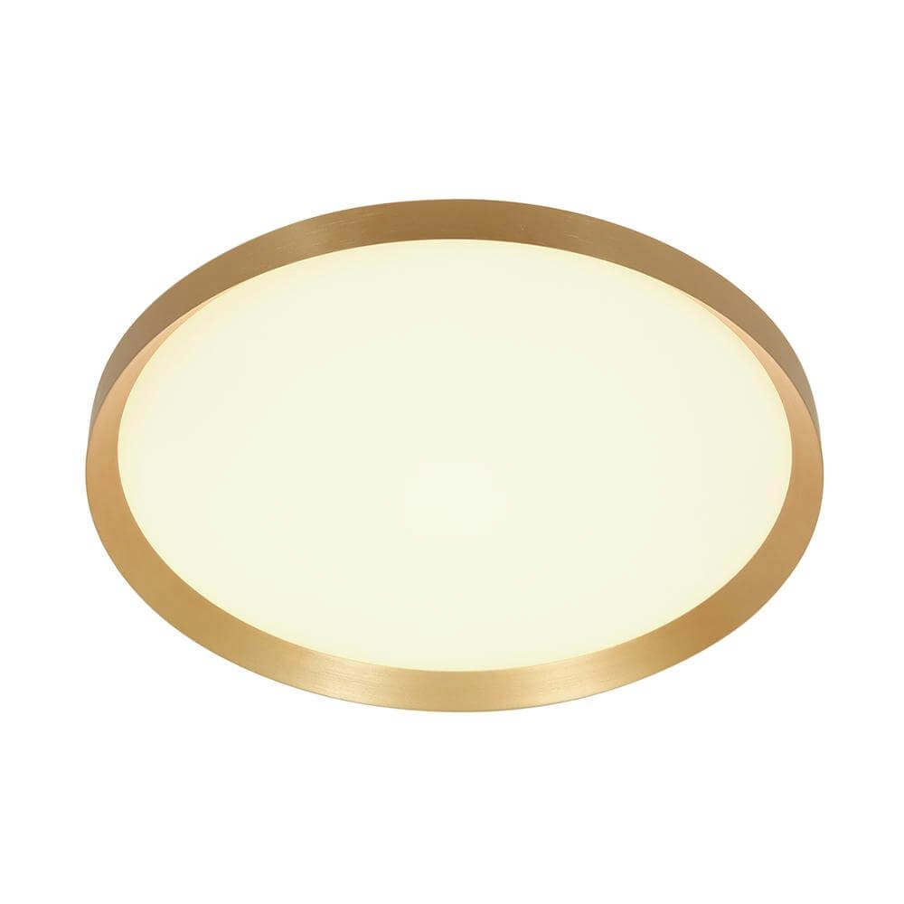 Sleek ceiling lamp Flady gold Ø 40cm Steinhauer 8712746171839