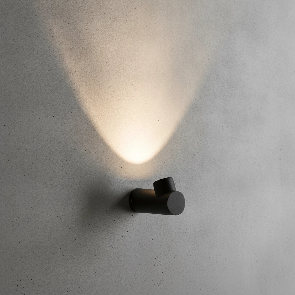 Black wall lamp Brice design