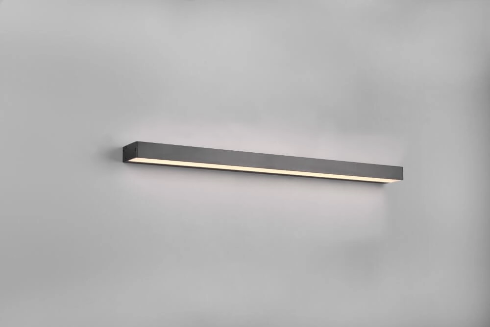 Wall lamp Rocco 90cm black Trio 4017807507935