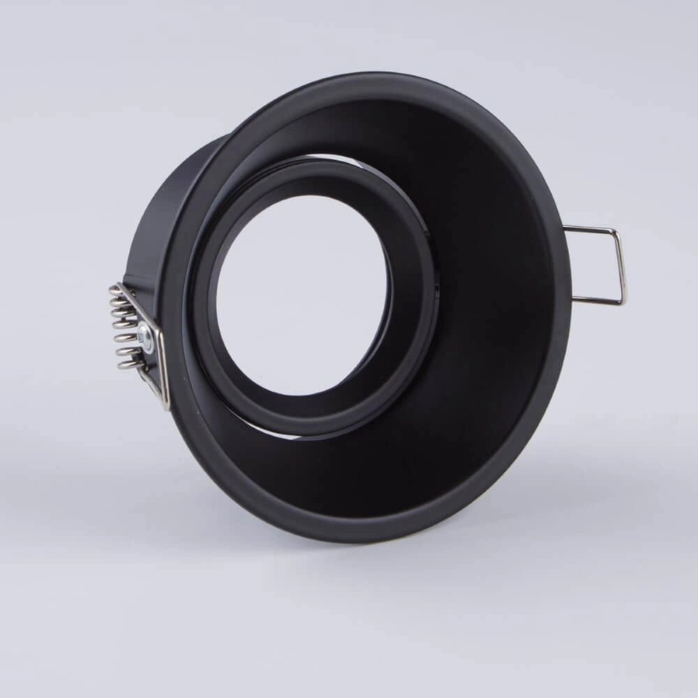 Recessed spotlight Slim Trim Adjustable black Lyora