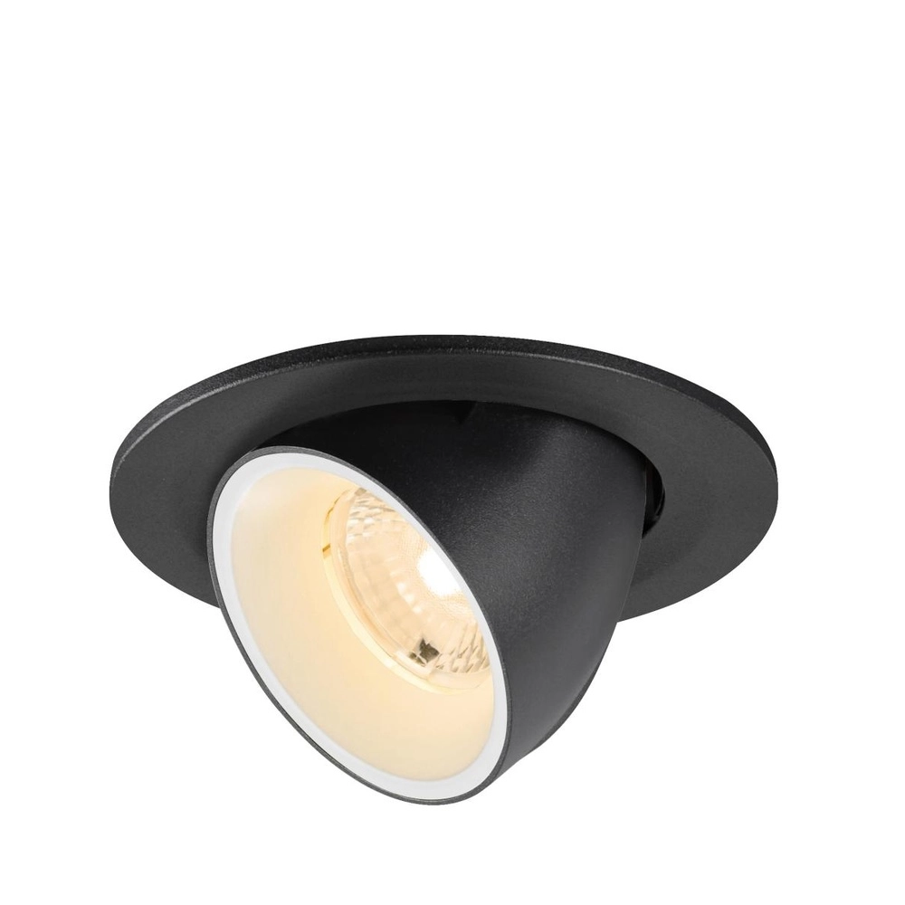 Recessed spotlight Numinos Gimble S black/white 2700K - 40deg