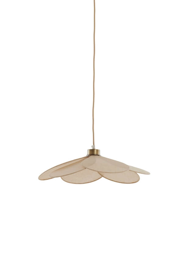 Pendant lamp Fyano flower cream Ø 46cm Light & Living 8717807706685