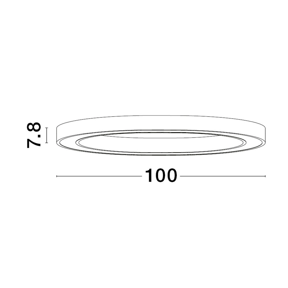Design ceiling lamp Sting black Ø 100cm Lyora 5212017437532