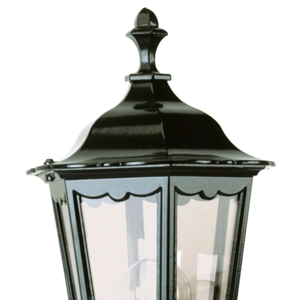 Classic outdoor lamp Ancona Up black KS Verlichting 8714732512749
