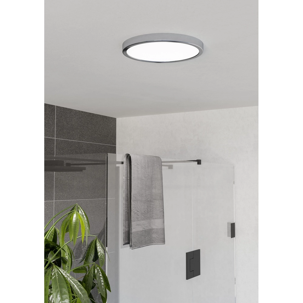 Chrome ceiling light Fueva 6 LED - Ø 27,7cm Eglo 9008606331079