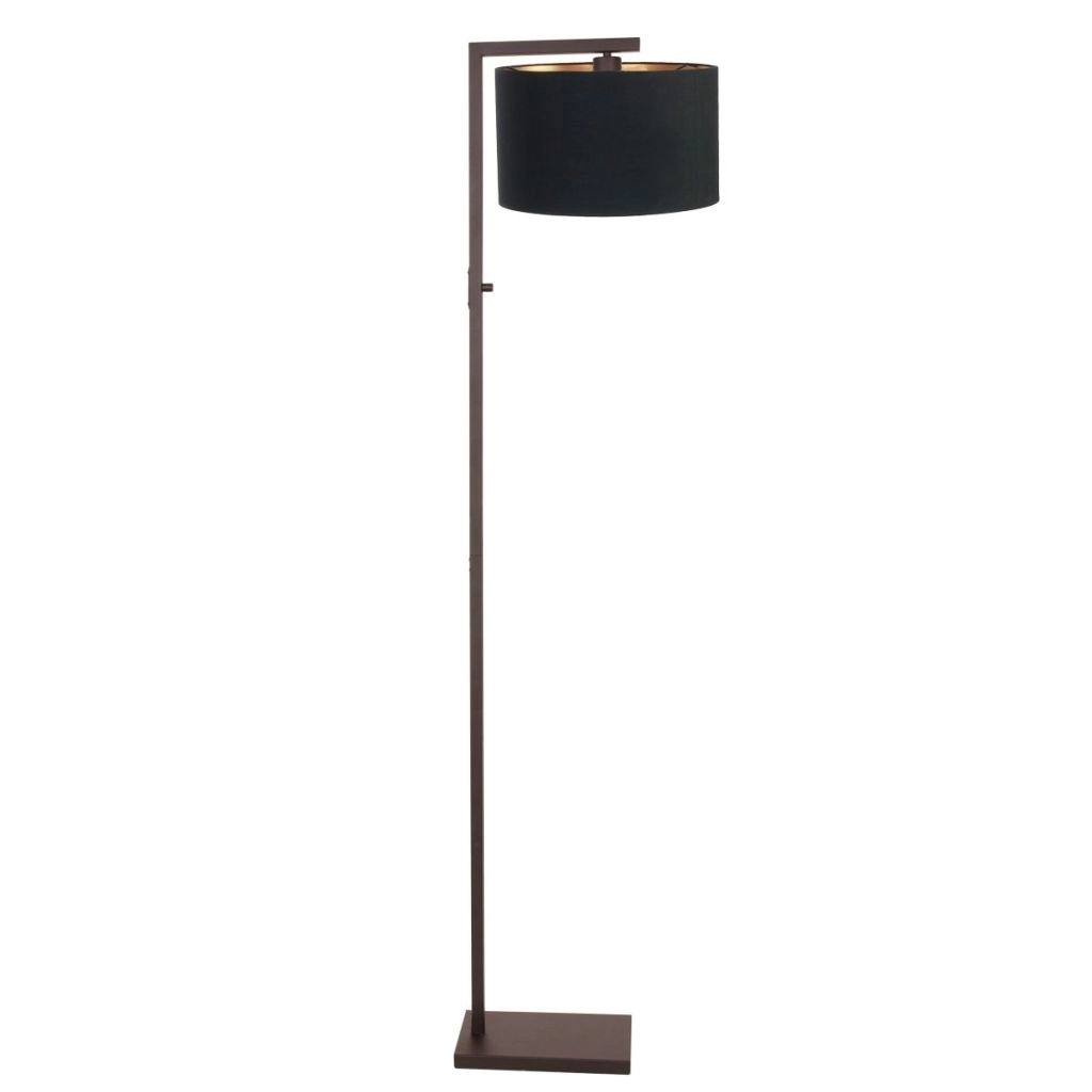 Floor lamp Stang with black hood Steinhauer 8712746189490