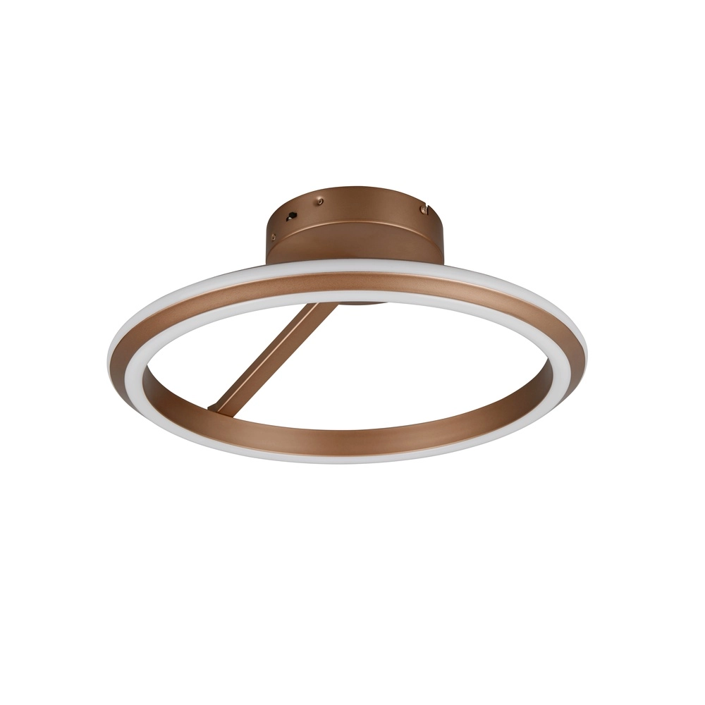 Round ceiling lamp Amador mocha brown Trio 4017807664140