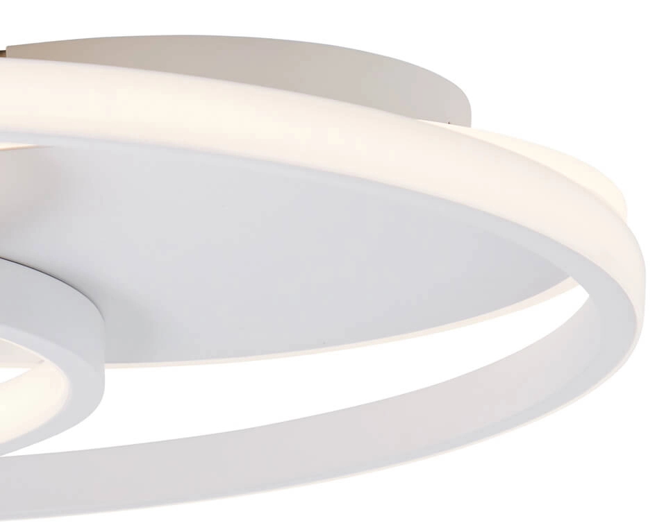 Ceiling lamp Runda 50cm 3-ring white Brilliant 4004353390470