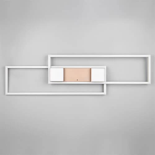Led ceiling light 100x28 Albany Red brass Trio 4017807610307