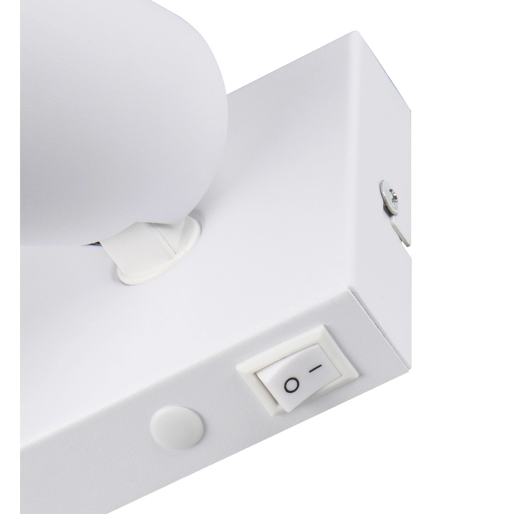 Wall spotlight Sharp white with switch Trio 4017807627749