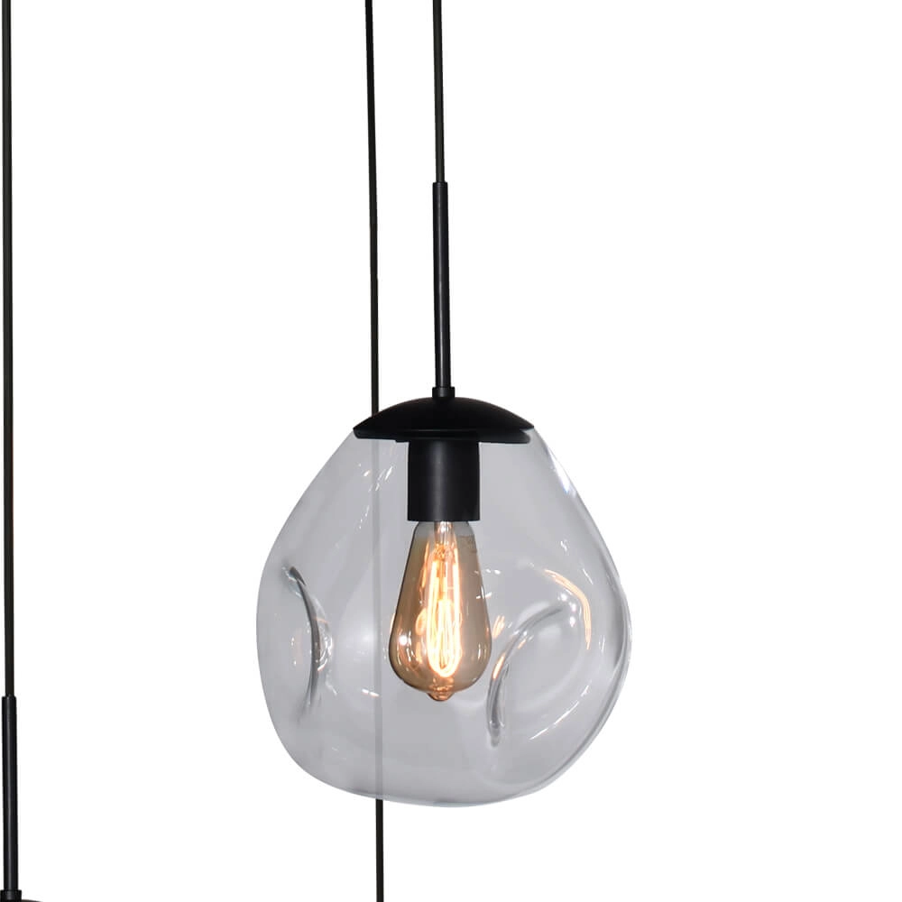 Vide hanging lamp Lava 5x clear glass Masterlight 8718121286495