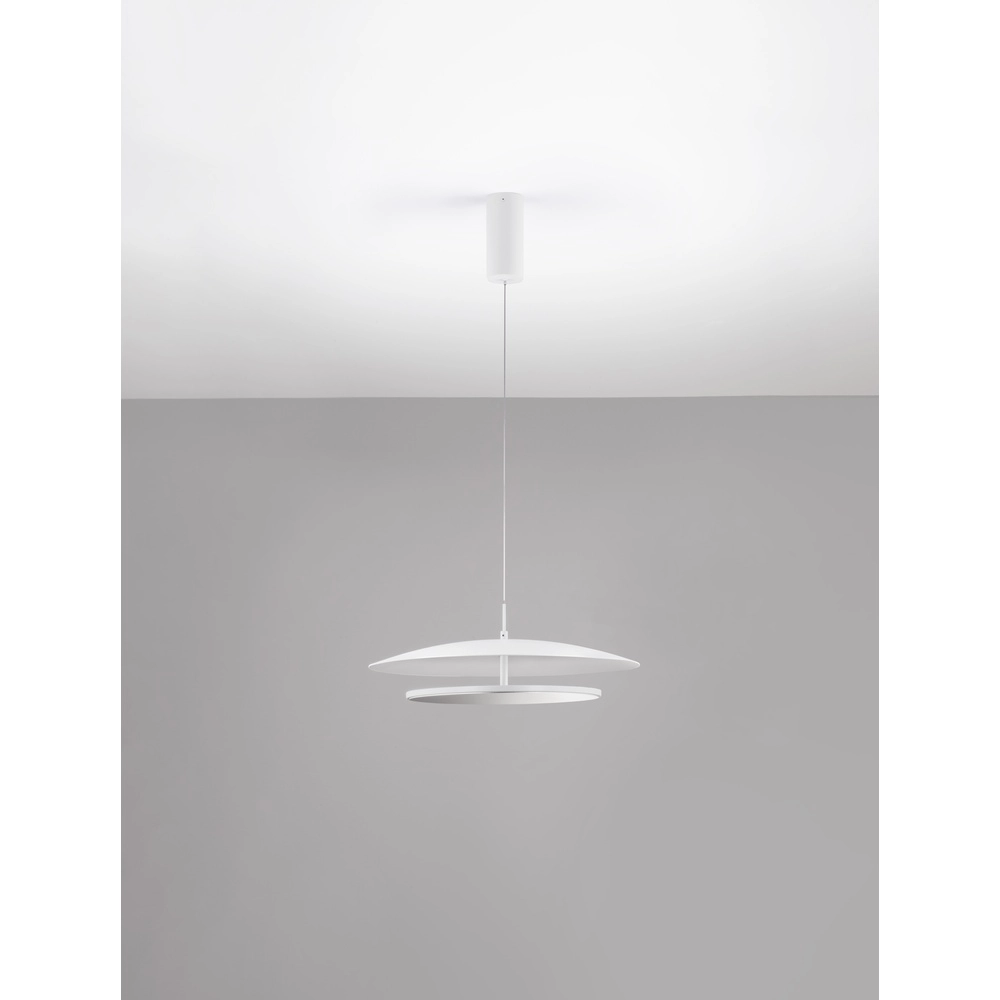 Design pendant lamp Olos white Ø 50cm Lyora 5212017457028