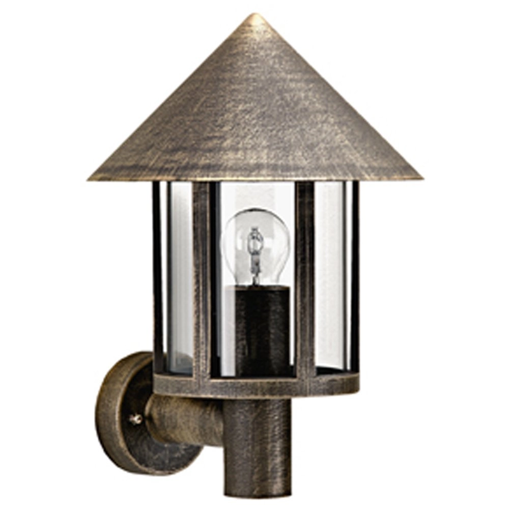 Outdoor lamp Toit 37cm - bronze-brown