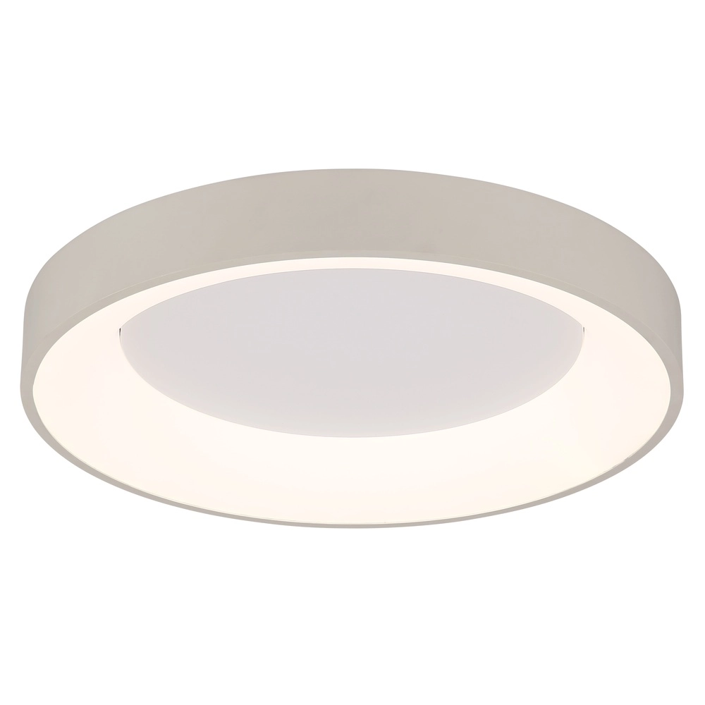 Modern ceiling lamp Gallegos sand brown Ø 50cm