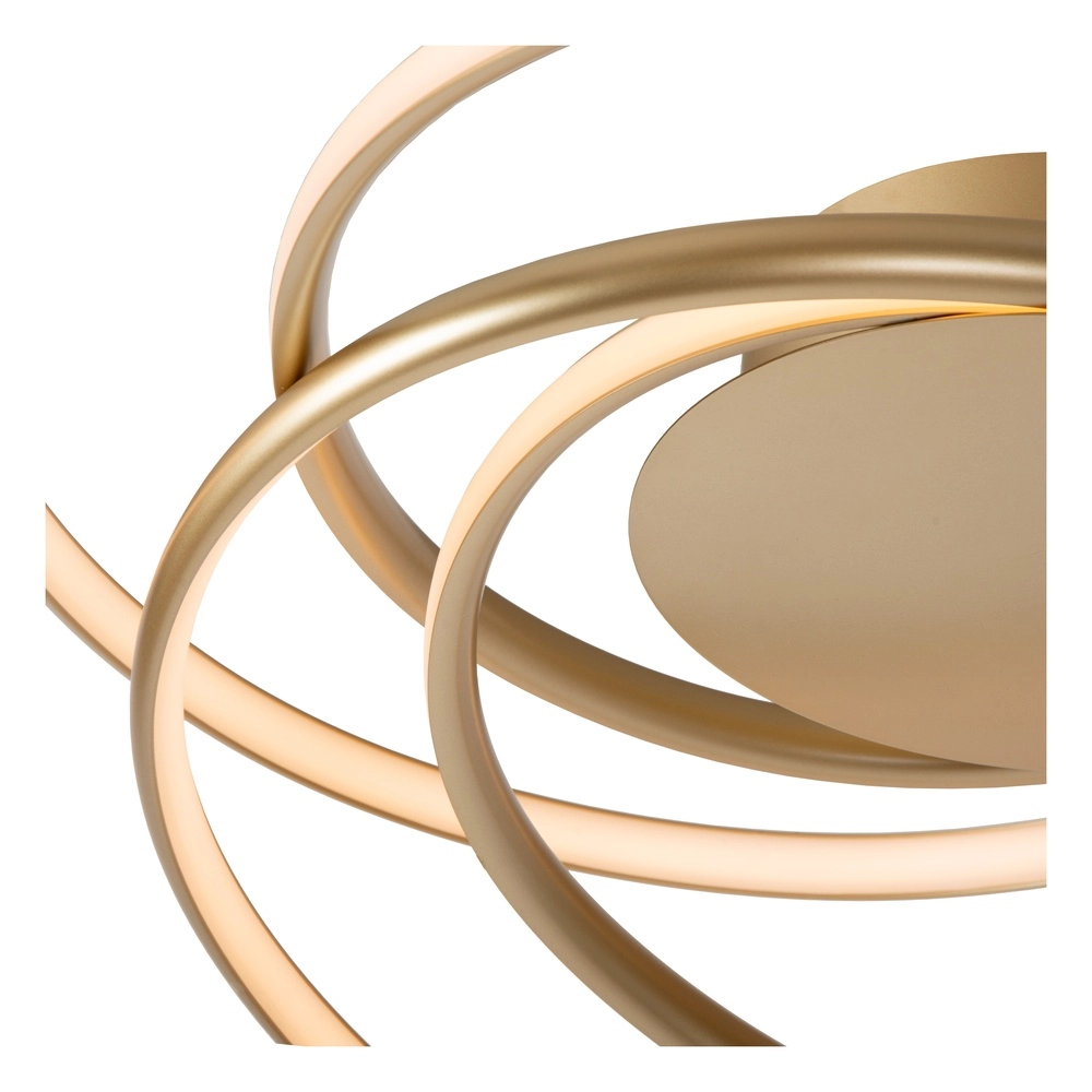Design ceiling lamp Sardana curl gold Premium by Lucide 5411212520906