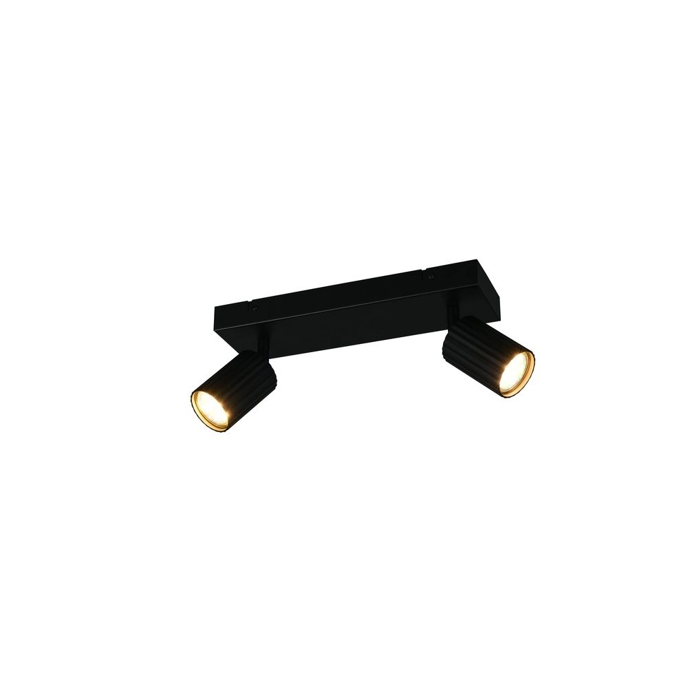 Surface-mounted spot Soka 2-light black