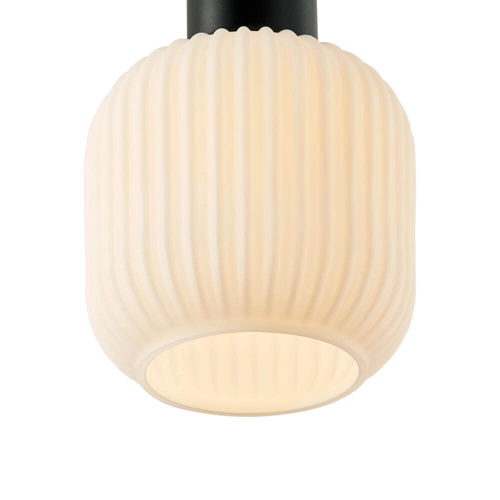 3-light pendant lamp Milford black and white Nordlux 5704924018671
