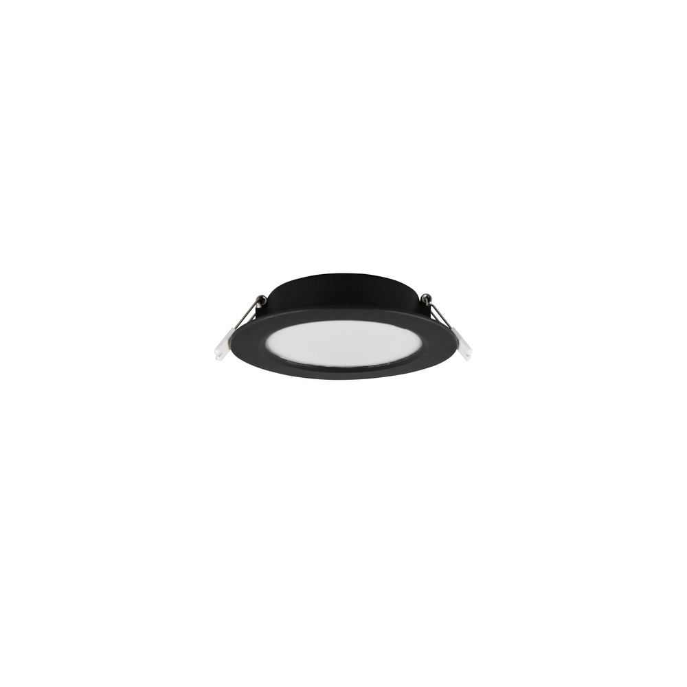 Recessed spotlight Ural black Ø 12cm Trio 4017807711455