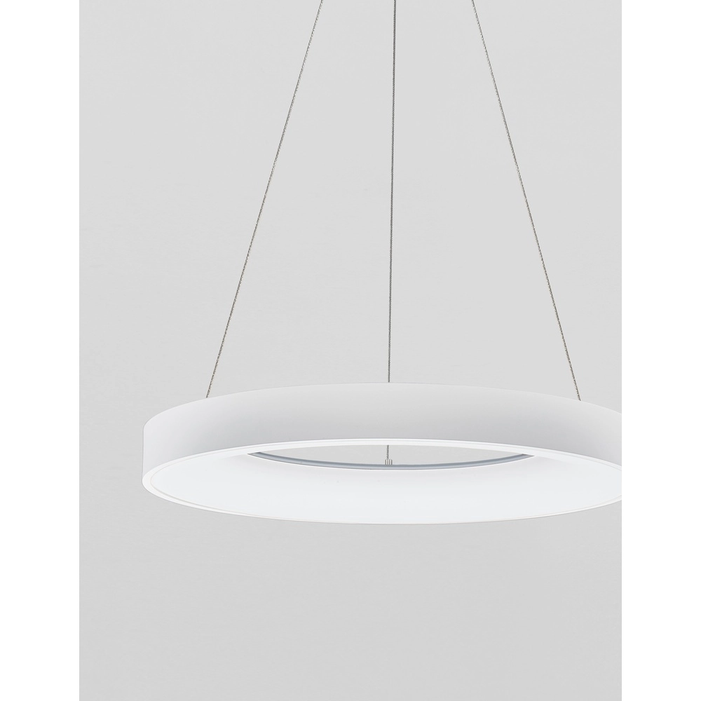 Pendant lamp Rando Thin white Ø 60cm Lyora 5212017420213