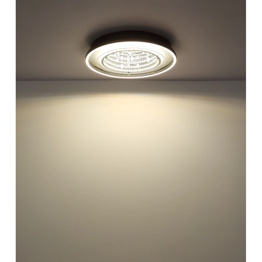 Black ceiling lamp Mirrora Ø 40cm Globo 9007371566853