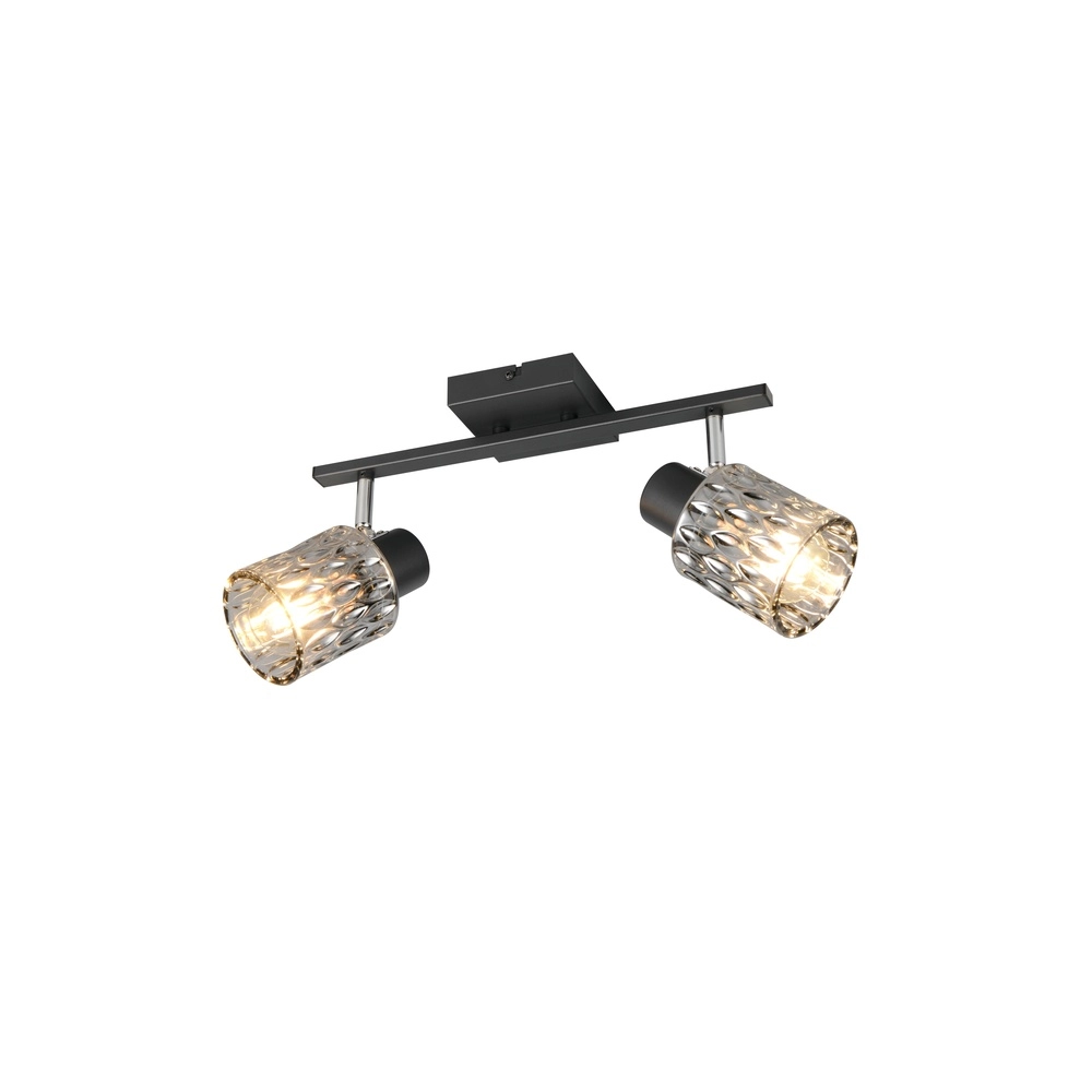 Ceiling lamp Jack black 2-lights