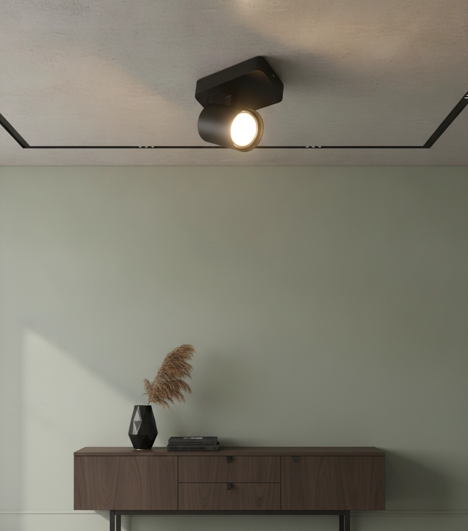 Ceiling spotlight Vivaro black
