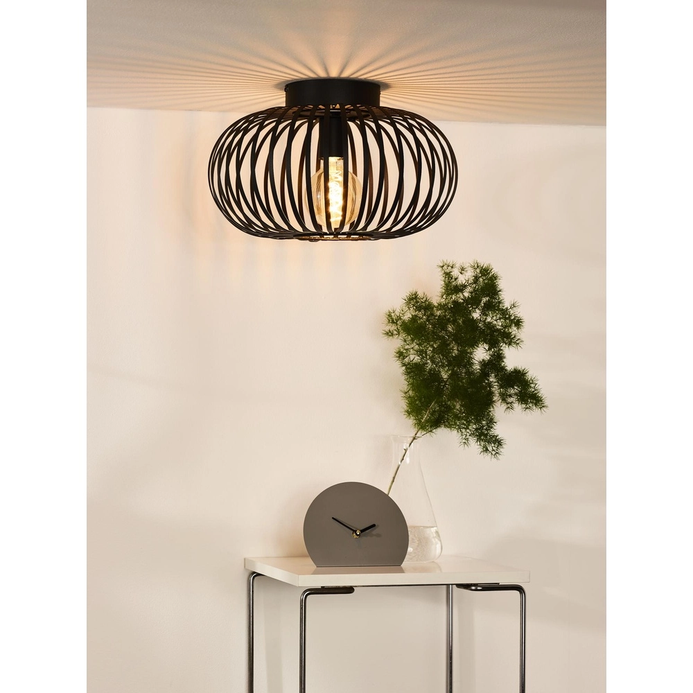 Ceiling lamp Manuela Ø 39.5cm black Lucide 5411212782342