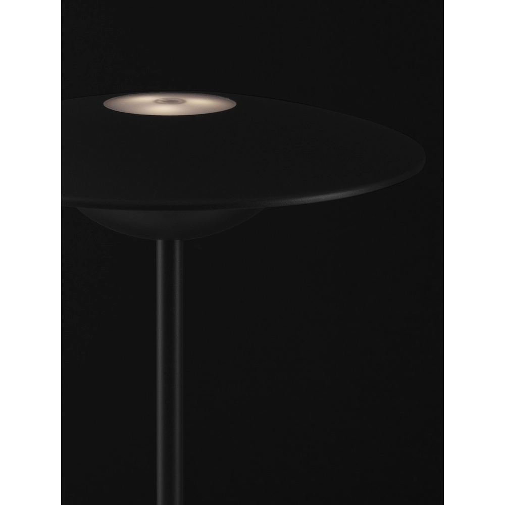 Table lamp Fumo Rechargeable Black Lyora 5212017432636