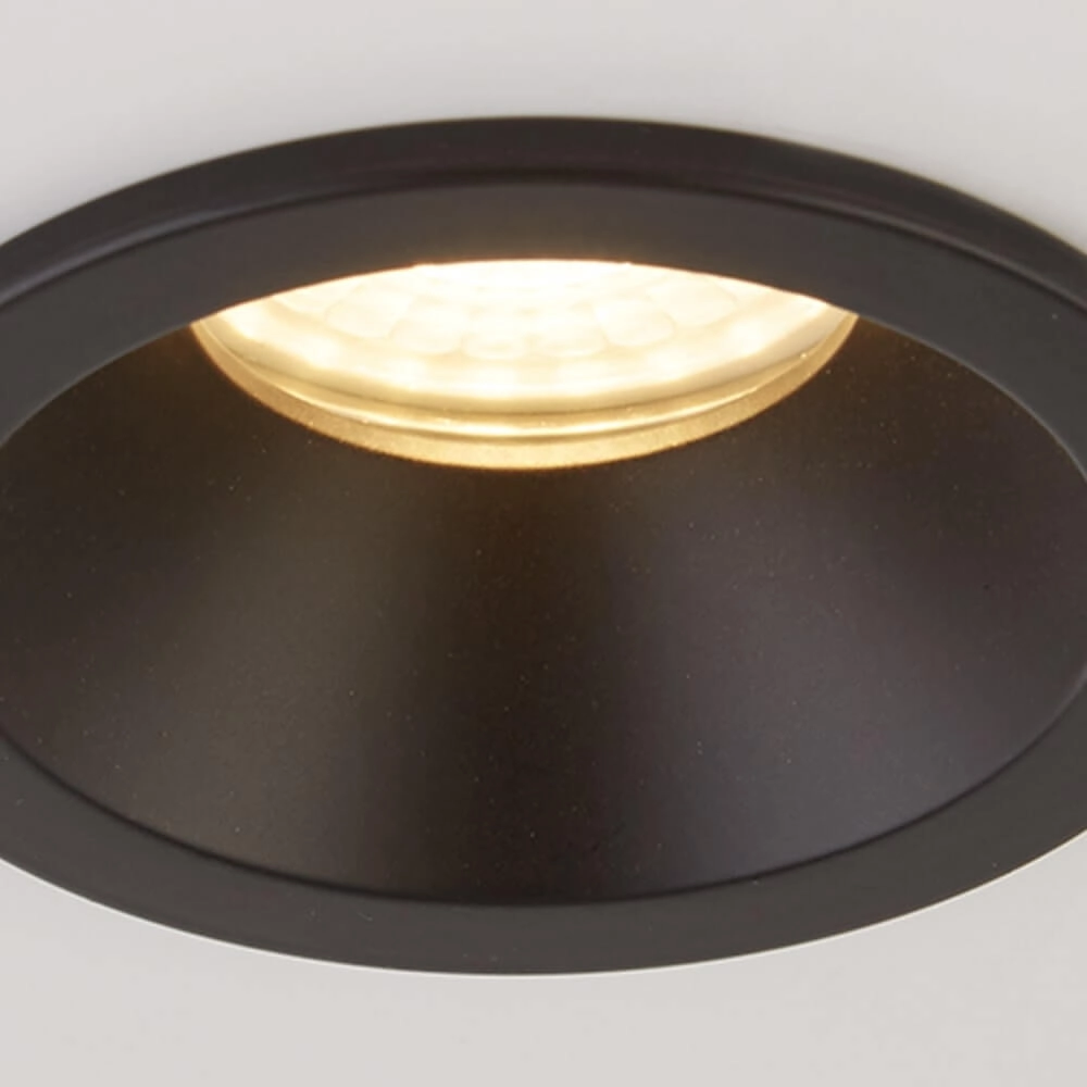 Recessed spotlight Slim Trim IP65 black Lyora