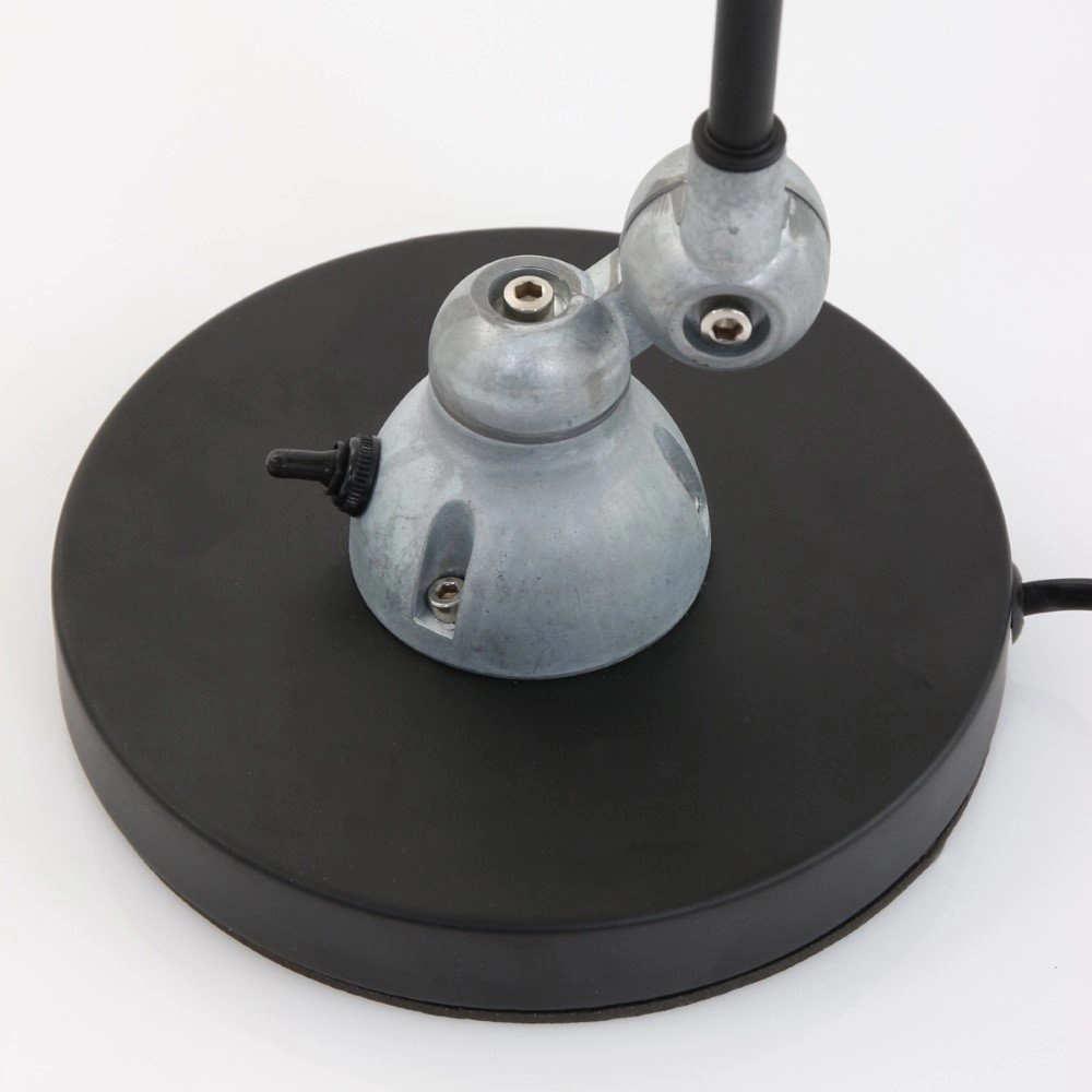 Rustic desk lamp Davin Black with vintage grey Steinhauer 8712746102017