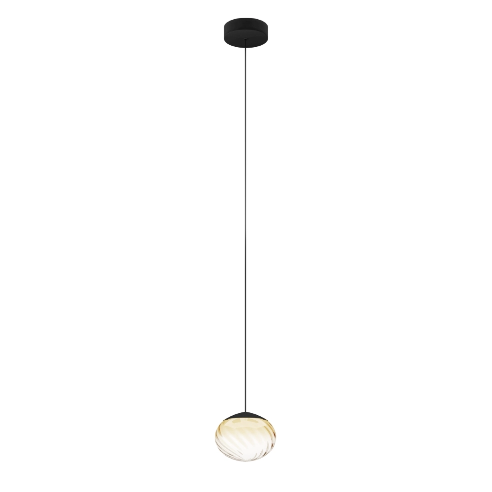 Pendant lamp Pantoja black Ø 24cm