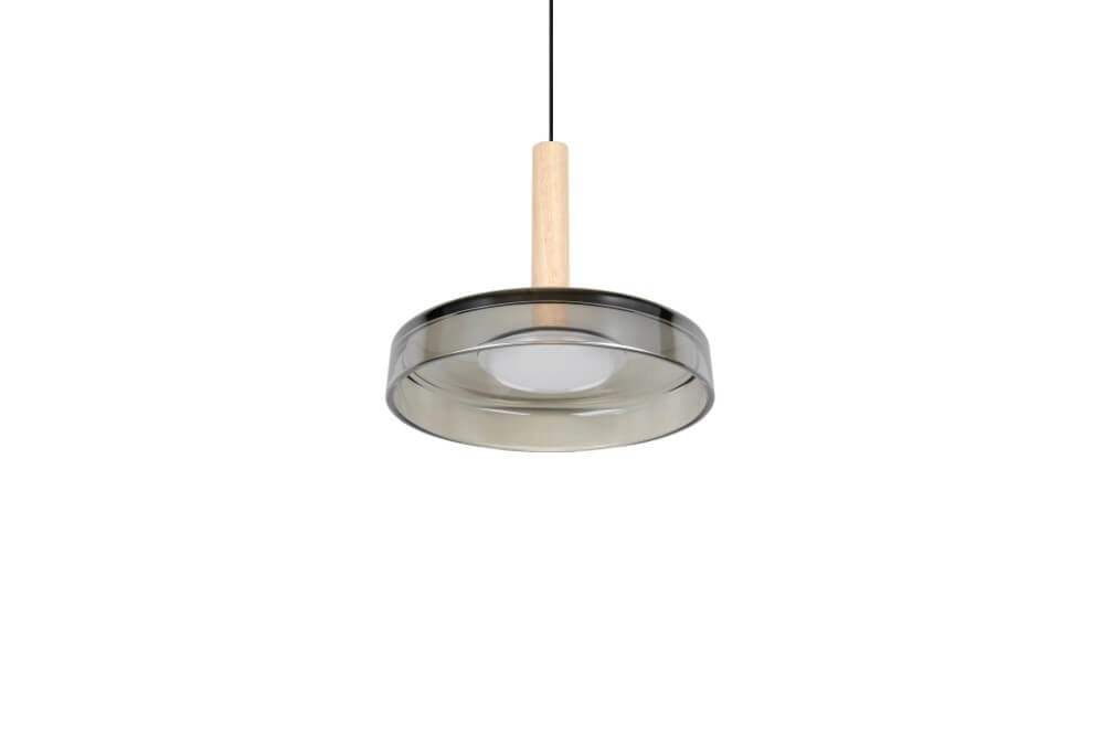 Led pendant light Celeste Ø 22cm - smoke glass Trio 4017807616880